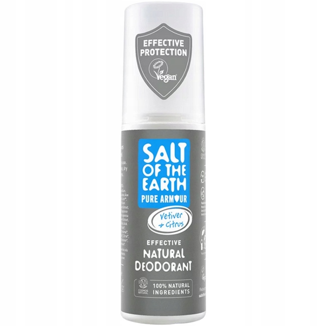 Deodorant ve spreji Salt of the Earth Pure Armour pro muže 100 ml