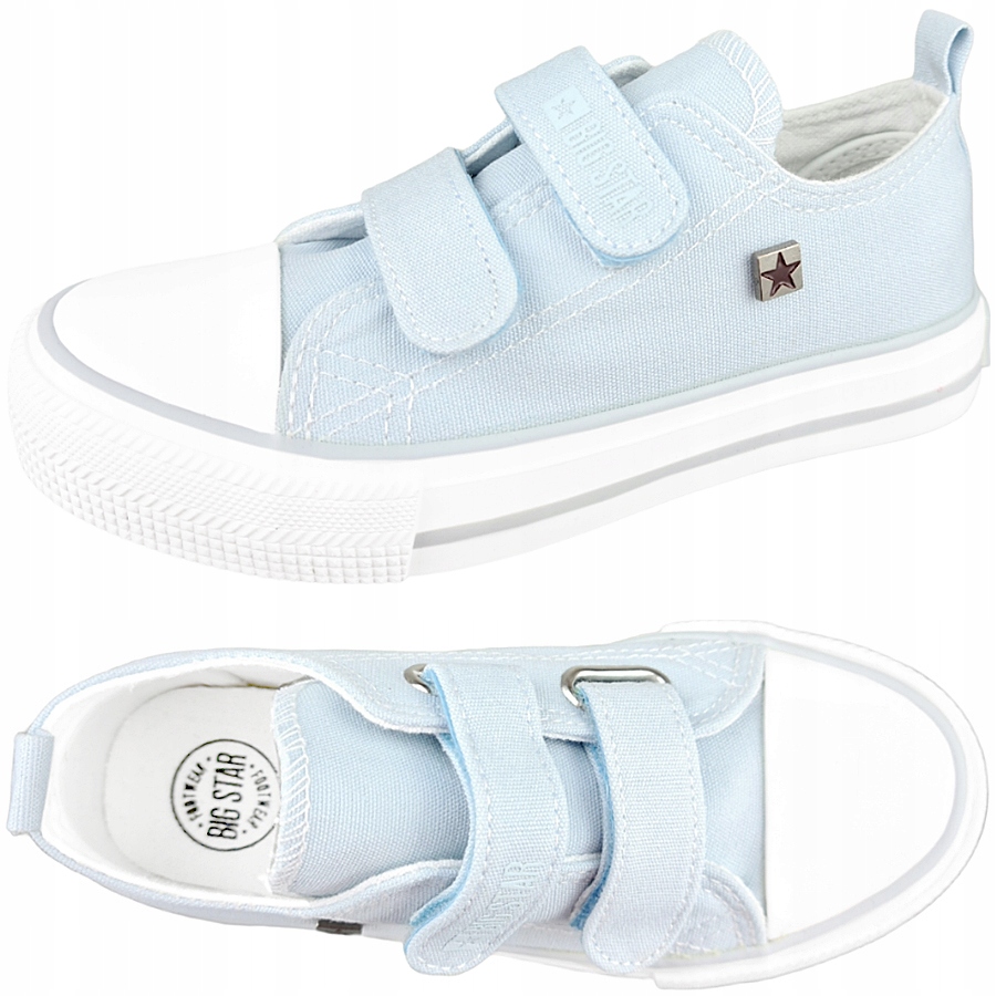 

Trampki Big Star niebieskie dziecięce HH374100 27