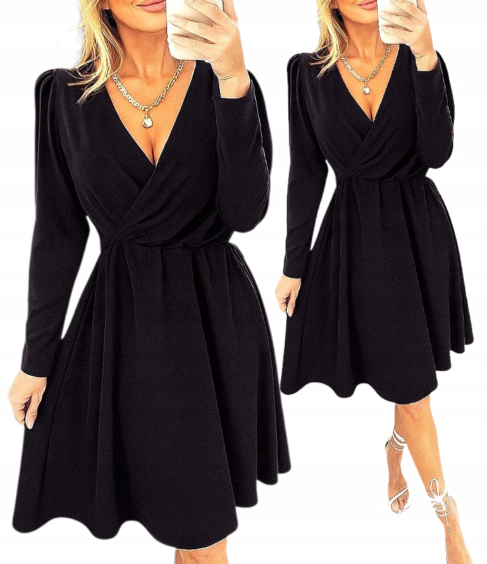 Sukienka Klasyczna Wieczorowa Na Impreze Wesele Urodziny Wizytowa