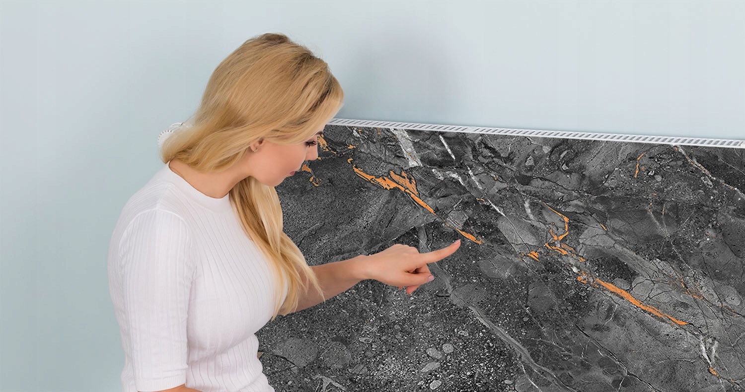 MAGNES MATA MAGNETYCZNA NA KALORYFER 100x60 MARMUR FOTOTAPETA Grubość materiału 1 mm