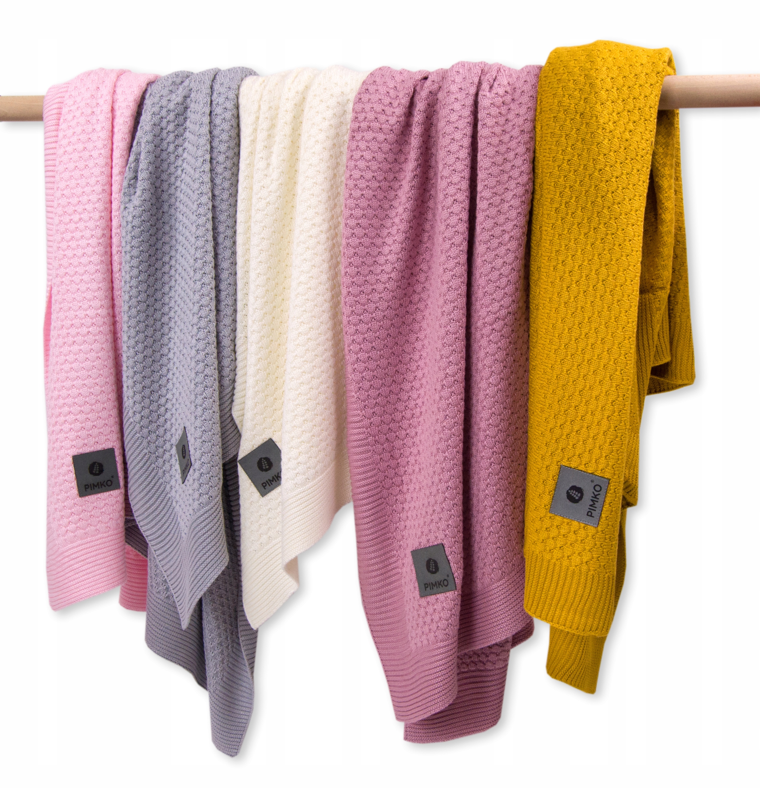 PIMKO Bambusowy kocyk dziecięcy 80x100 100% BAMBUS Materiał wykonania inny