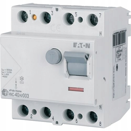 Wyłącznik różnicowoprądowy 40A 4P 30mA HNC-40/4/003 typ Ac 194694 Eaton