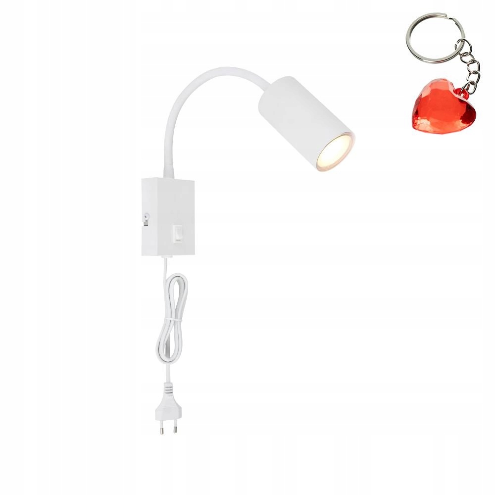 Nástěnné svítidlo s vypínačem Robby 57911WW Globo