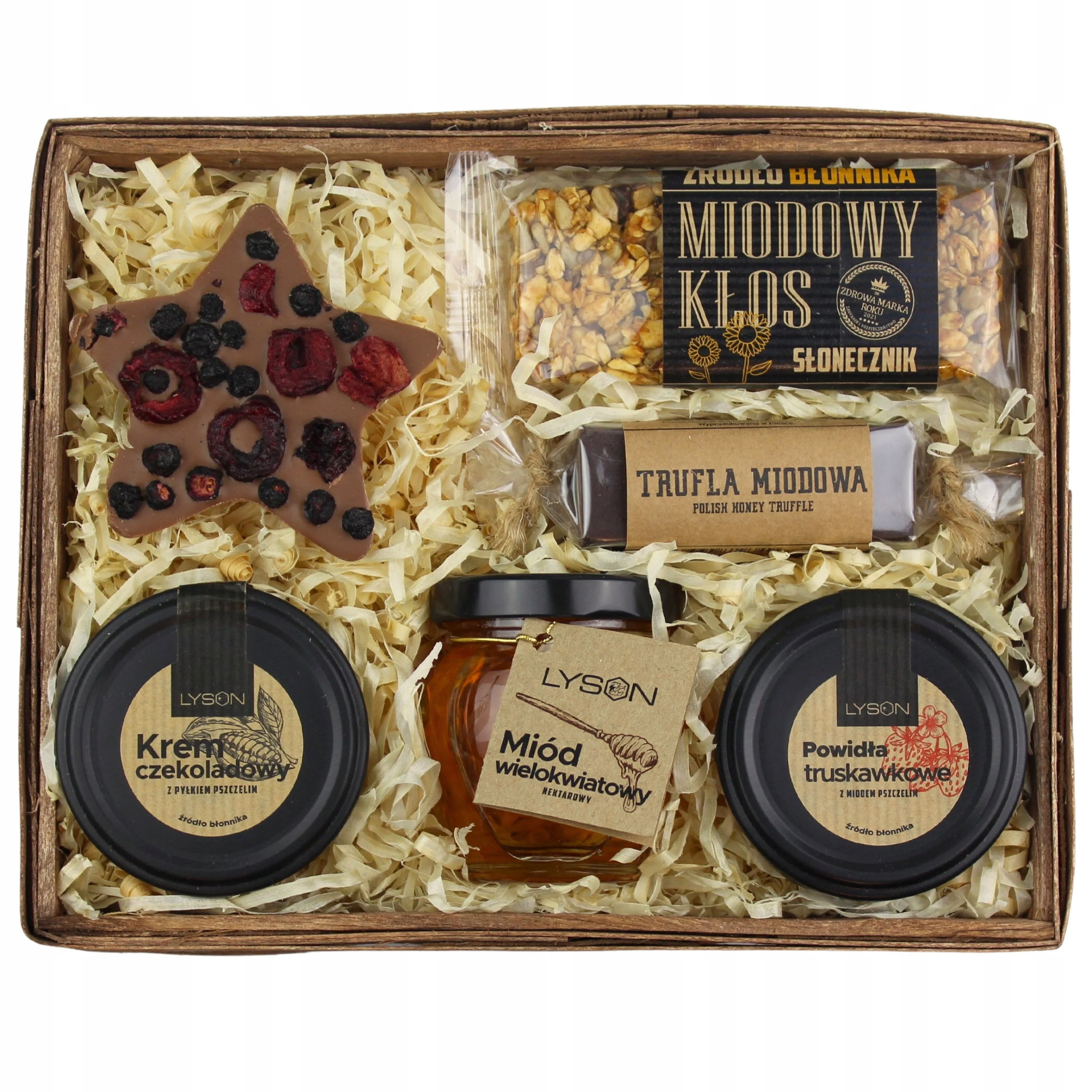 Levně Dárkový koš Připravený Na Dárek – s medem, čokoládou, zavařeninami