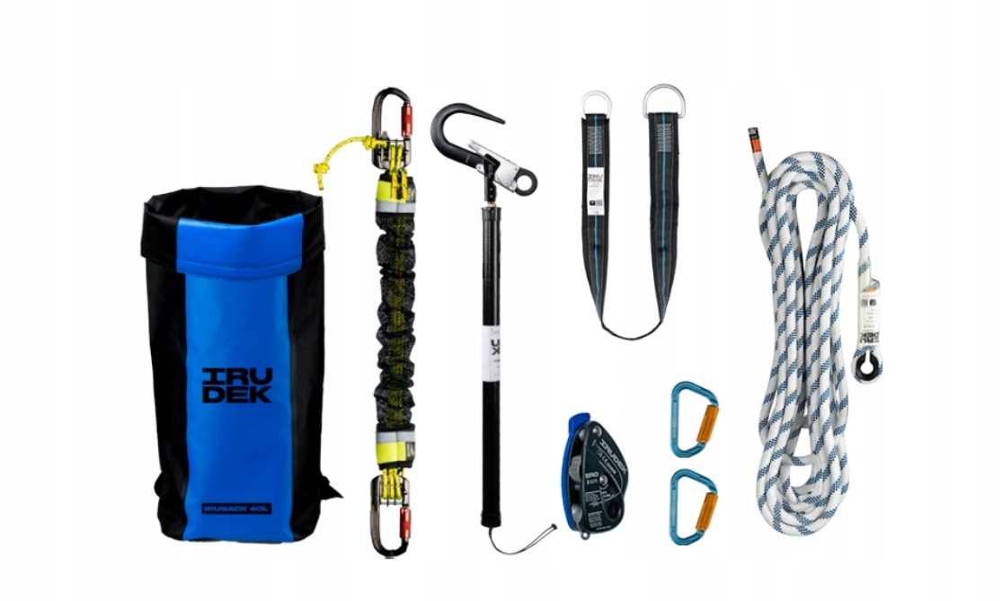 RK2 Rescue Kit 50 m – profesionální evakuační sada s tyčkou Pert a lanem