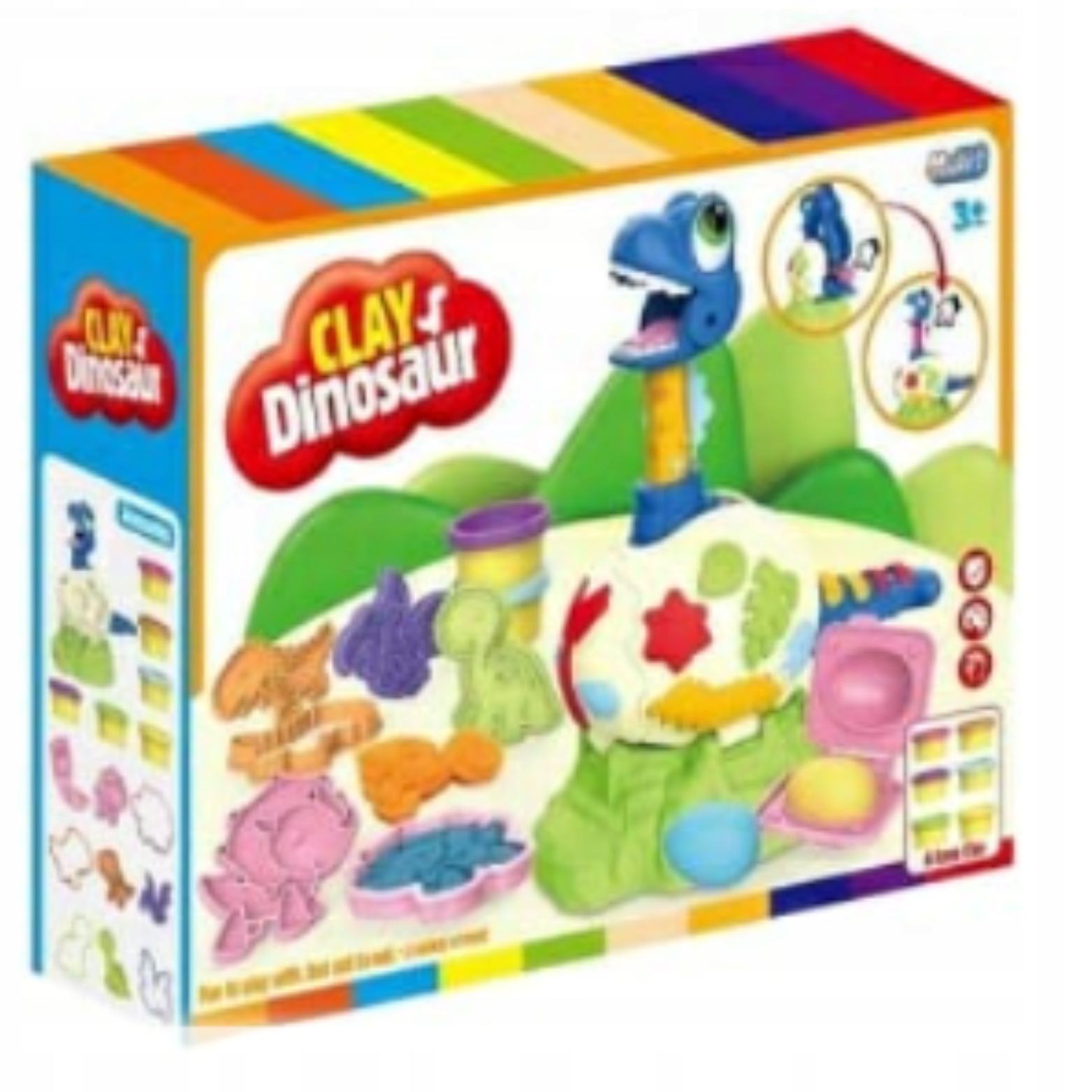 CIASTOLINA MASA PLASTYCZNA ZESTAW KREATYWNY CIASTO MAKARON FOREMKI GLINA Wiek dziecka 3 lata +