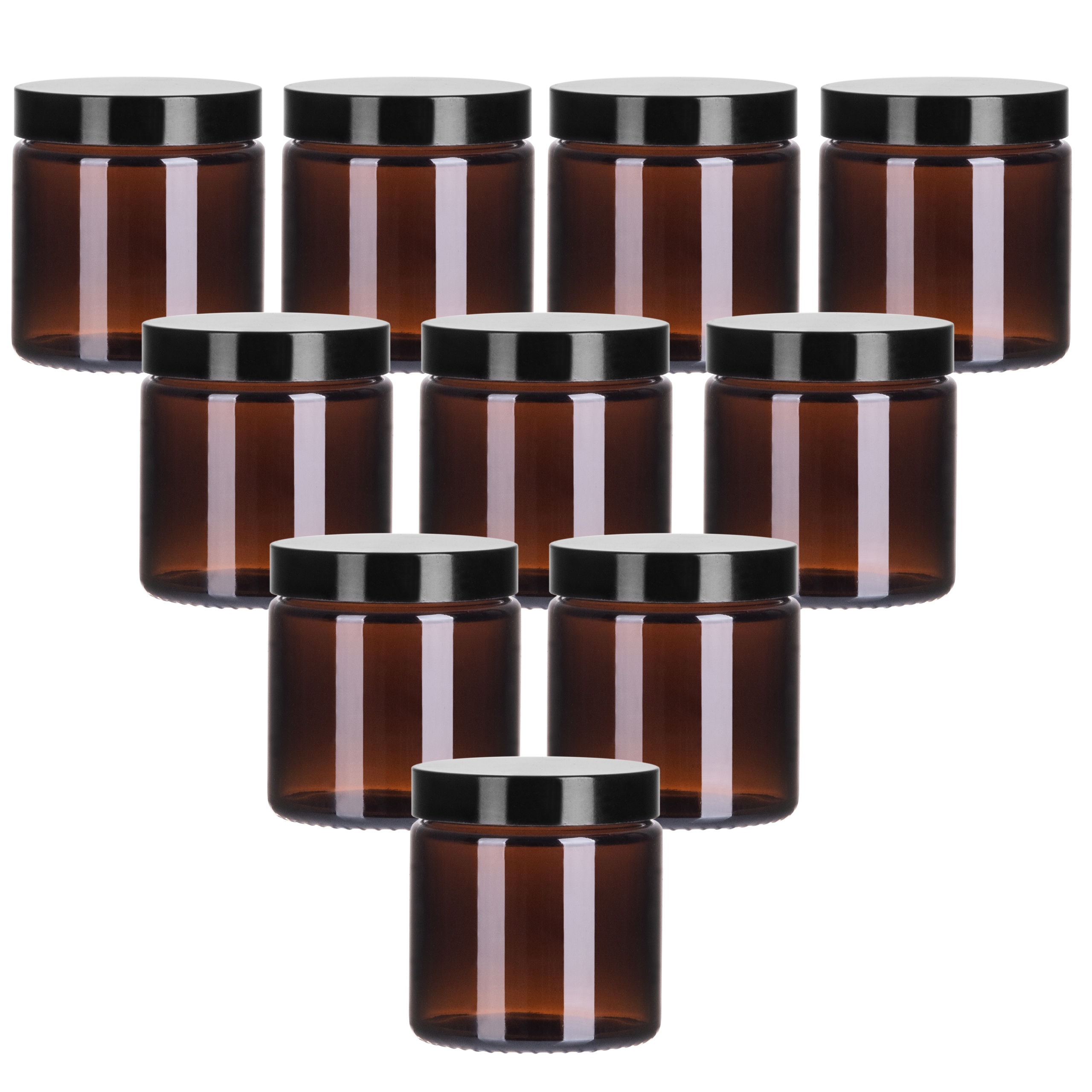 

Słoik brązowy do świec 120ml pojemnik szklany 10