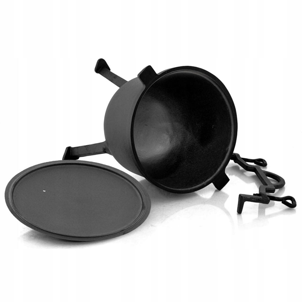 Kociołek żeliwny myśliwski 4L garnek węgierski na ognisko pieczonki ZILNER Stan opakowania oryginalne