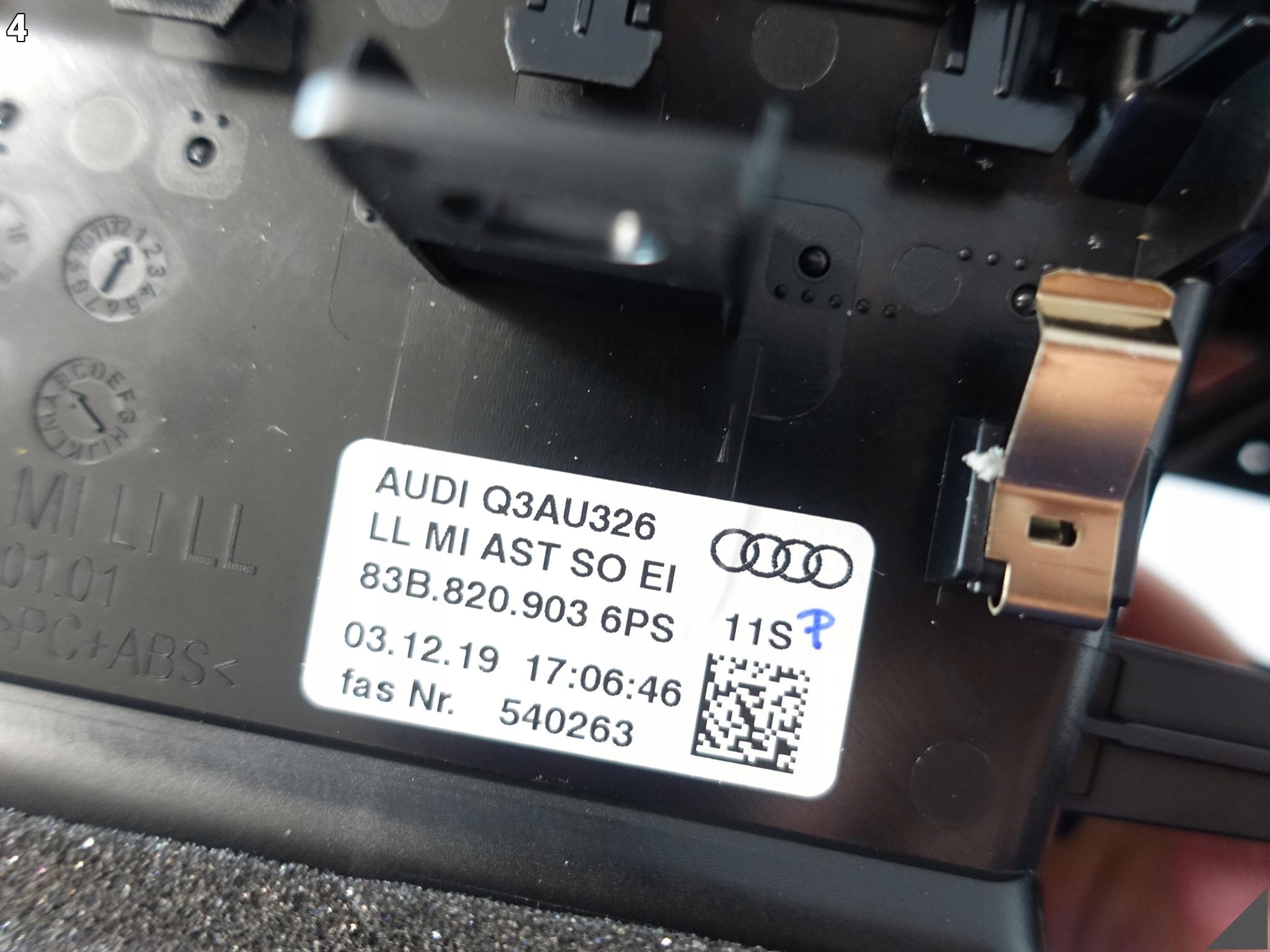 AUDI Q3 83A 83B F3 18-25 grid air conditioning devices central dashboard instrument panel EU 6PS