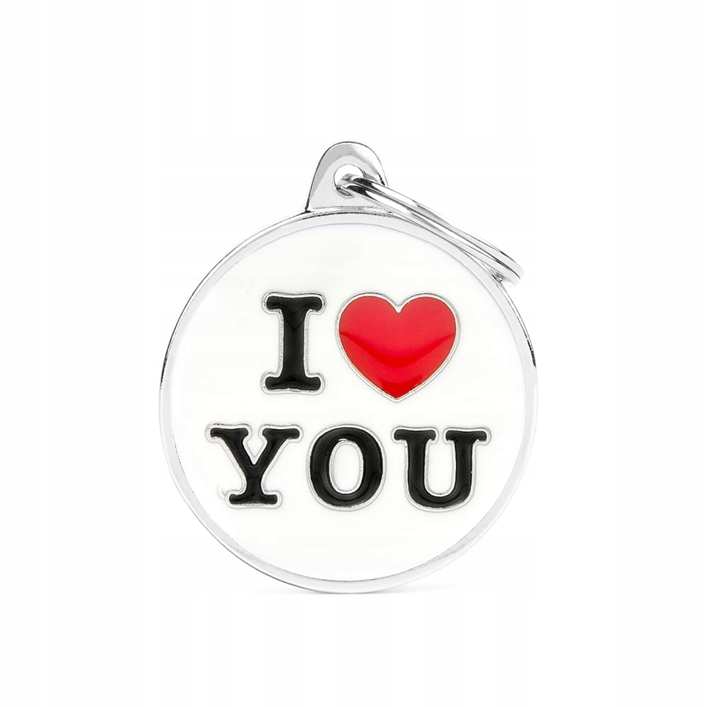 

MyFamily Charms adresówka identyfikator I Love You
