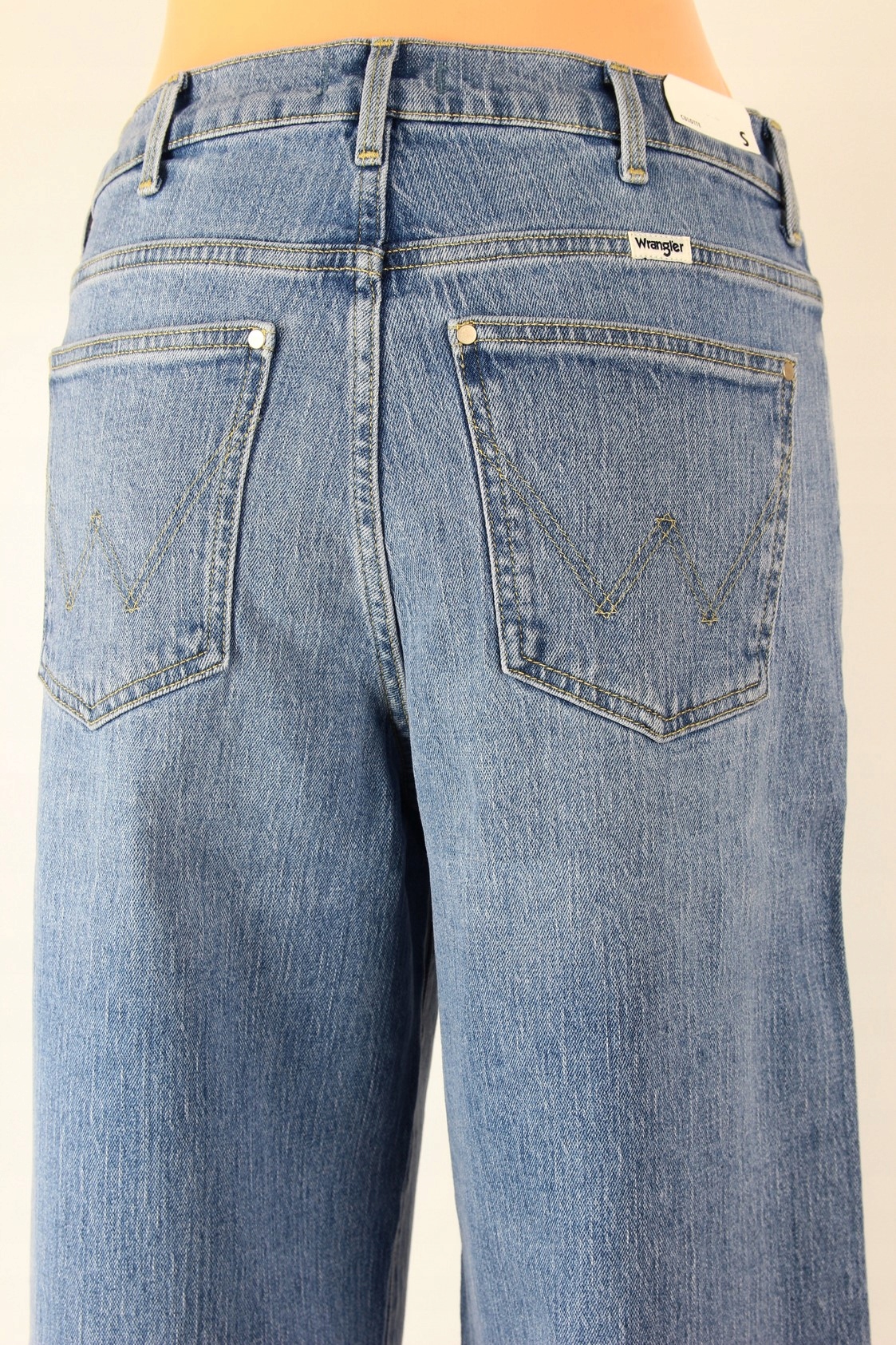WRANGLER CULOTTE JEANSY LUŻNE W28 _ S Wzór dominujący bez wzoru