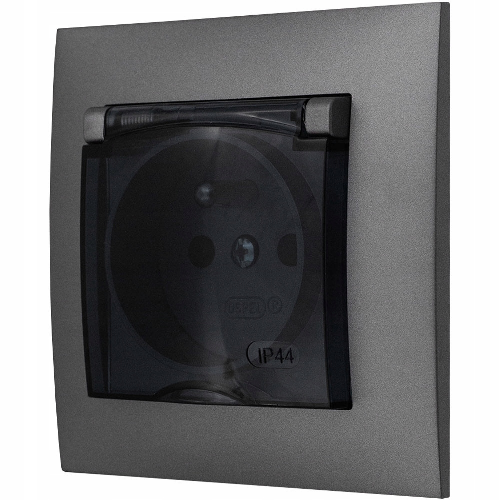 

Gniazdo Hermetyczne Pojedyncze Do Łazienki Szary