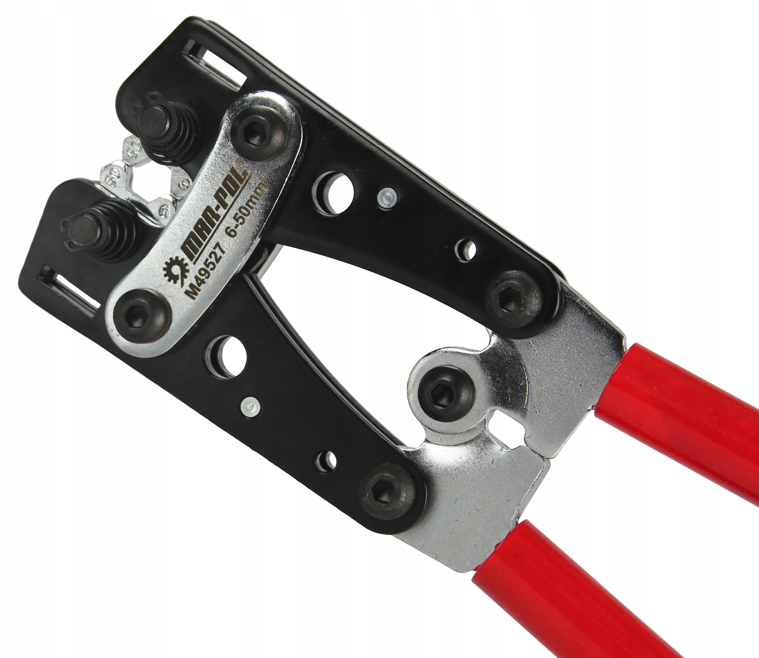 ZACISKARKA PRASKA DO KABLI TULEJEK KOŃCÓWEK 6-50 Maksymalny przekrój przewodu 50 mm²