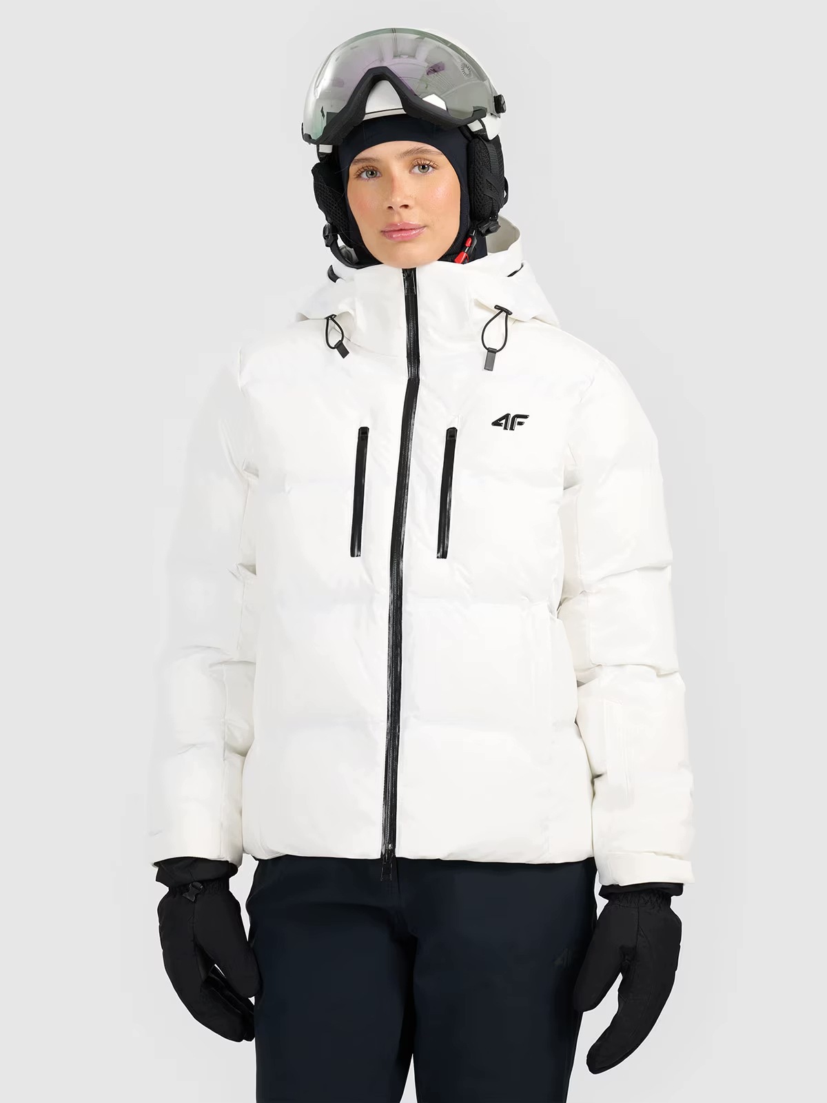 4F Kurtka Narciarska Damska Biała Neodry 15000 Primaloft F1075 R. XL