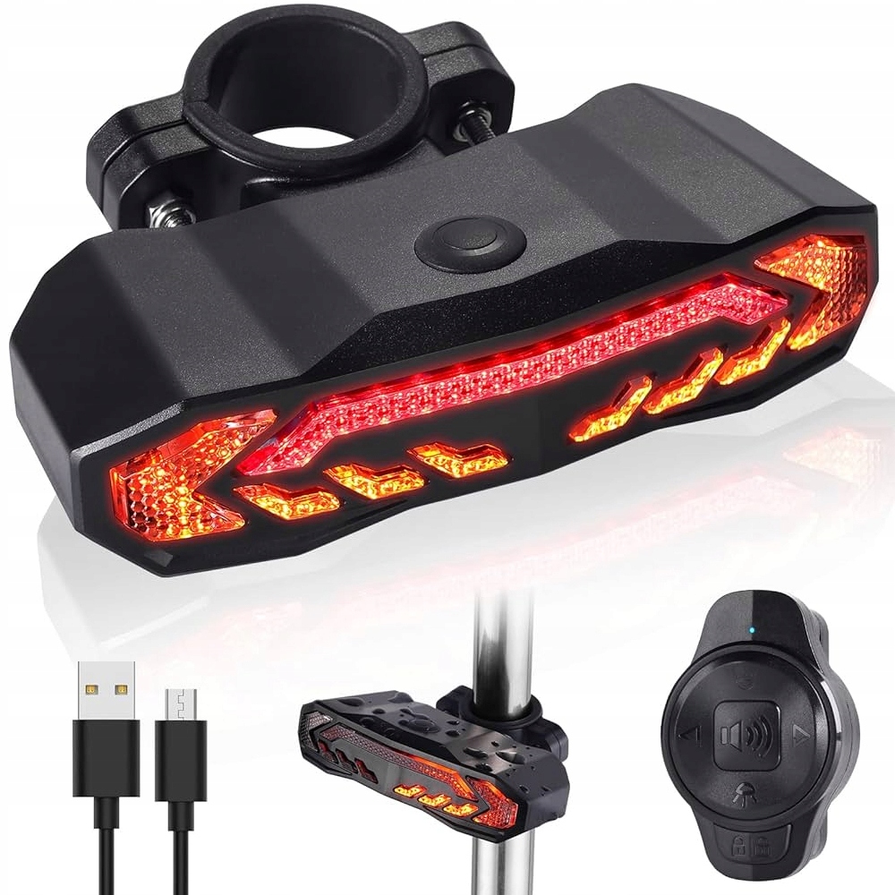 Elektronický Alarm Na Kolo S Dálkovým Ovládáním A Dobíjecí Baterií Usb