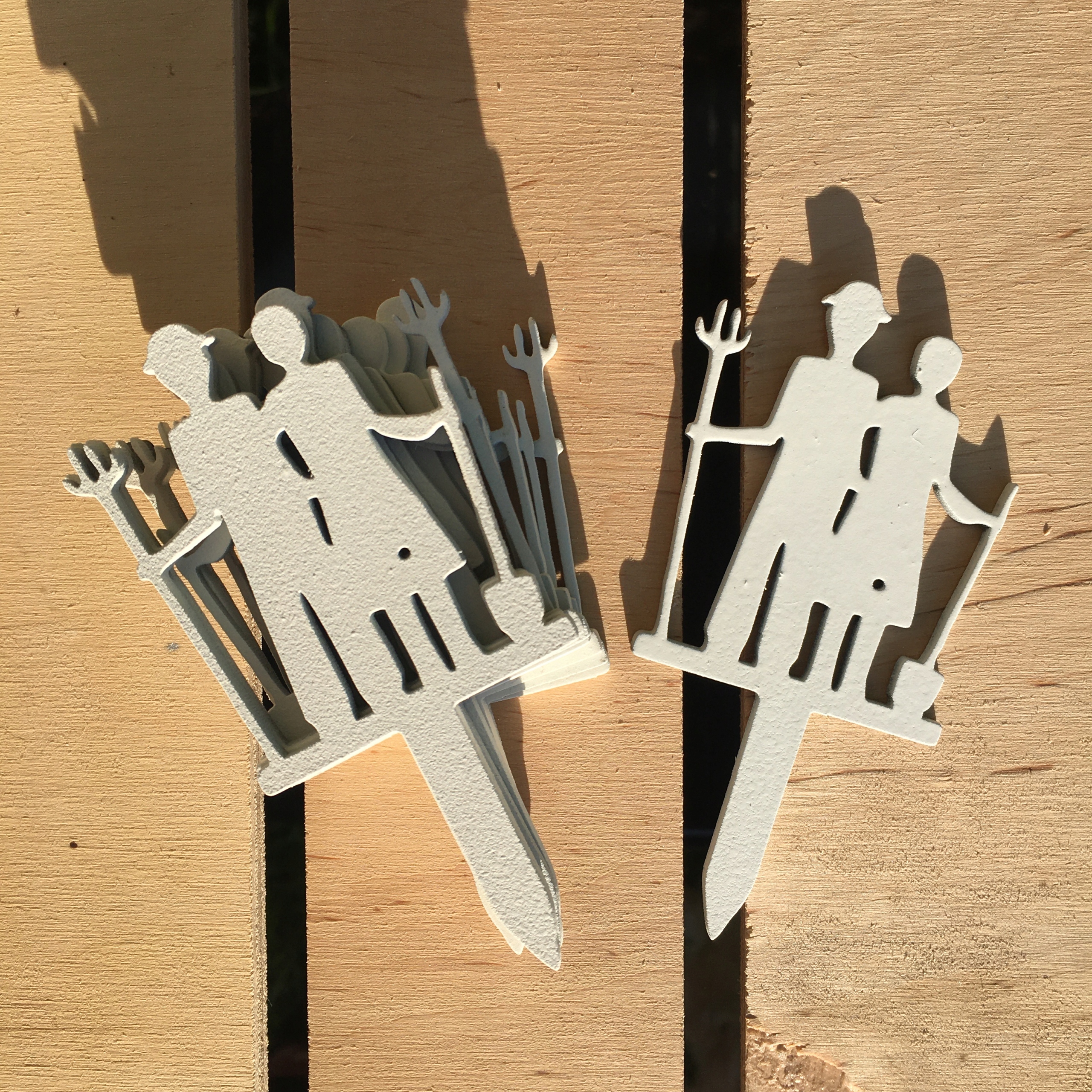 OZDOBA PIK MINI ROLNICY LAS W SZKLE TORT 8CM 10SZT Kod producenta 1234