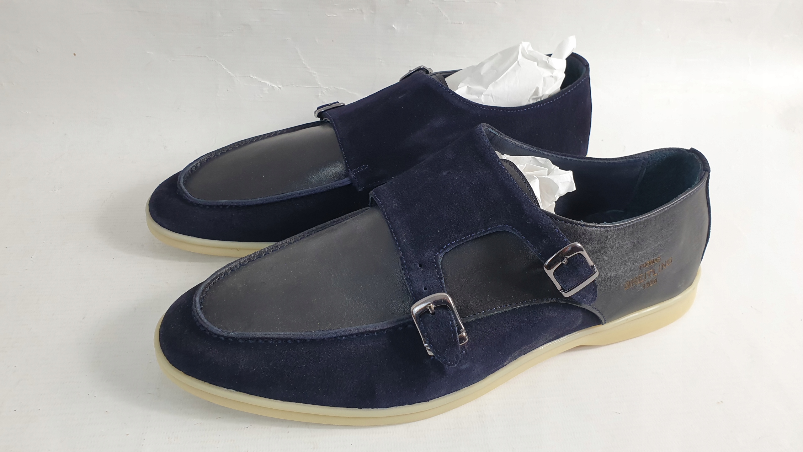 Thomas Breitling Kožené pánské společenské polobotky vel 45