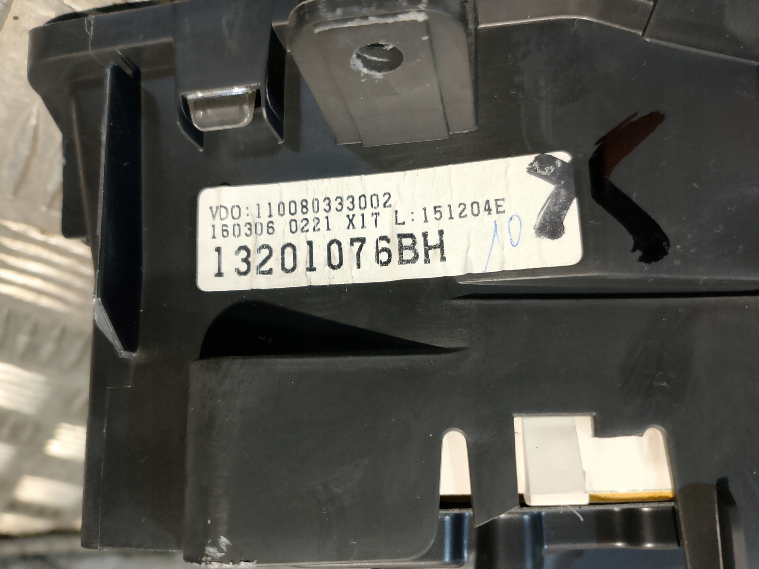 dials PREDKOSCIOMIERZ OPEL MERIVA A 1.6 B 13201076BH