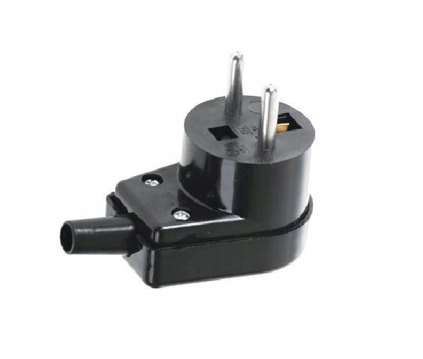 

Viplast Wtyczka Kątowa 16A 250V Czarna 230V WB-6