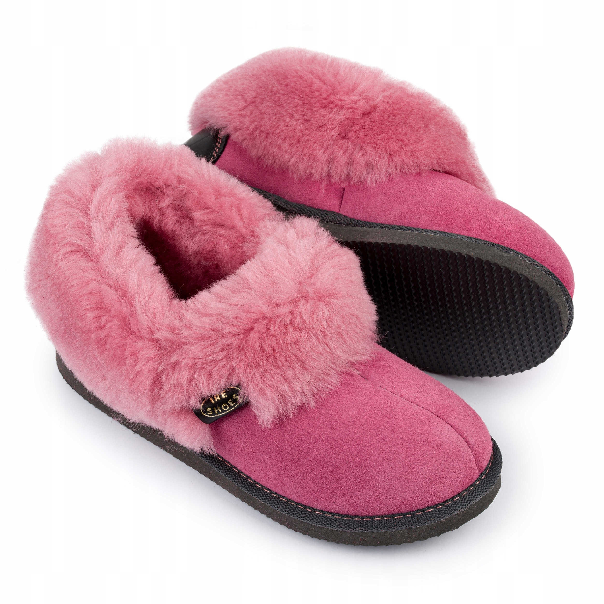 Dámské Pantofle IreShoes z ovčí vlny, teplé pantofle Highlander prémiové velikosti 37