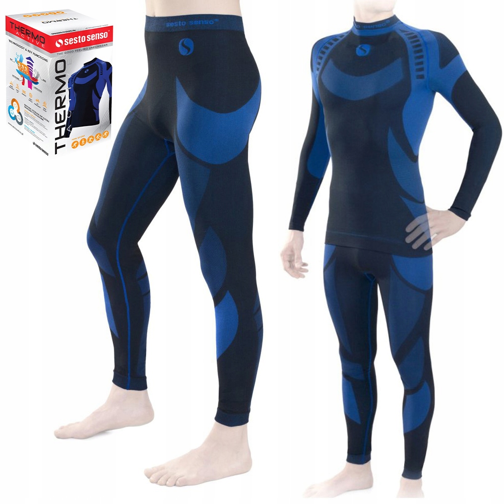 Termoaktivní komplet pánského sportovního termoprádla Sesto Senso S