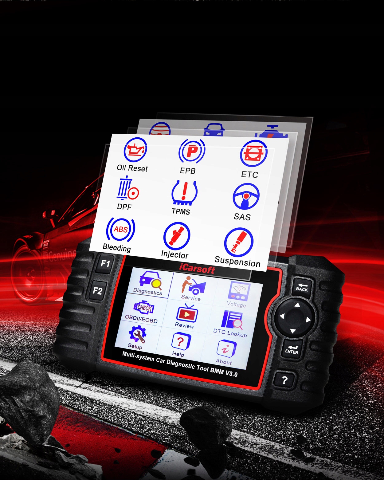 Skaner OBD2 iCarsoft BMM V3.0 BMW MINI ROLLS-ROYCE Marka iCarsoft