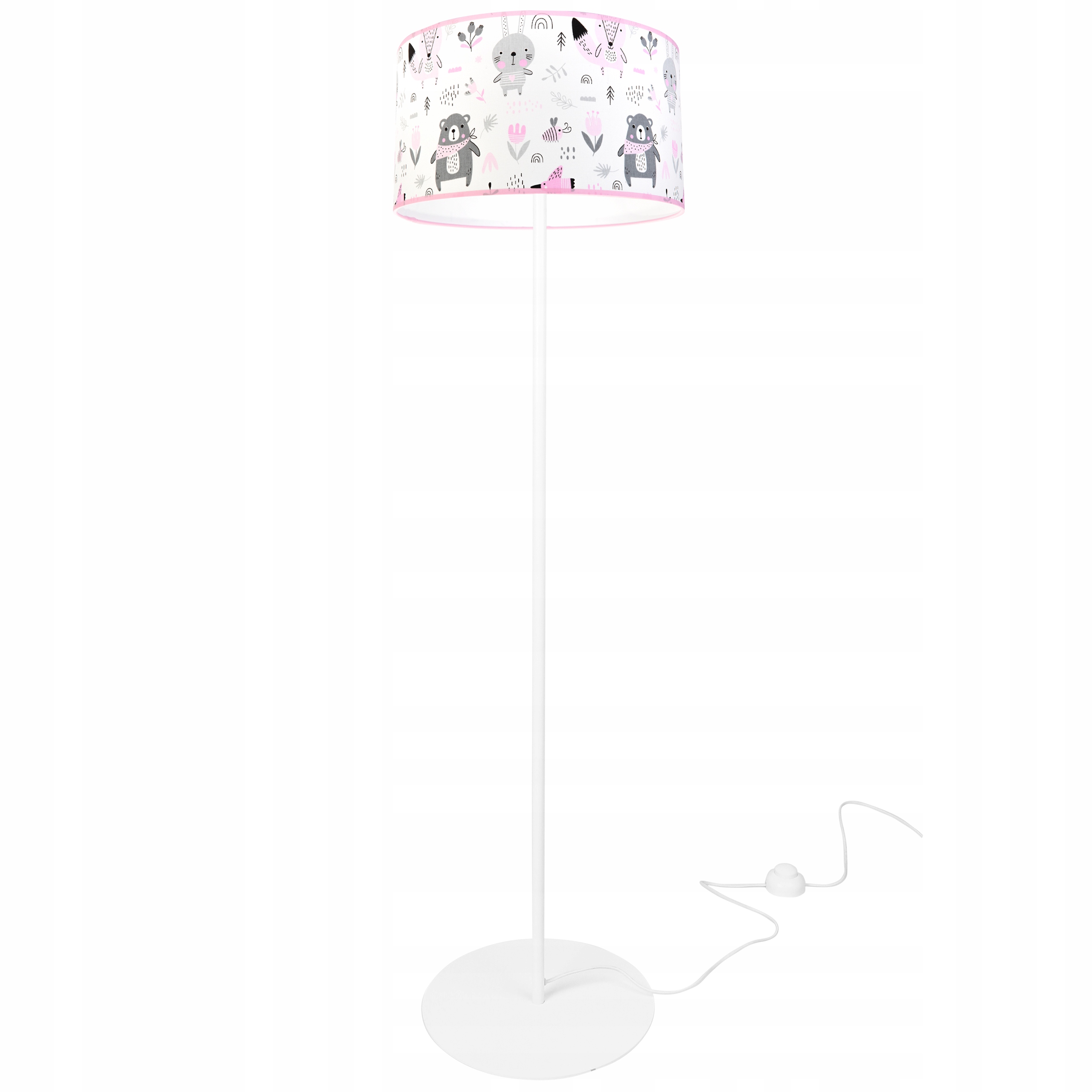 

Lampa Stojąca Loft Dziecięca Abażur Wzór Led