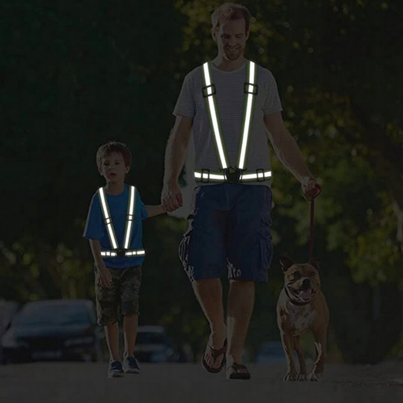 SZELKI ODBLASKOWE REGULOWANE KAMIZELKA OSTRZEGAWCZA DROGOWA NA SPACER MOTOR Cechy dodatkowe posiada odblaski
