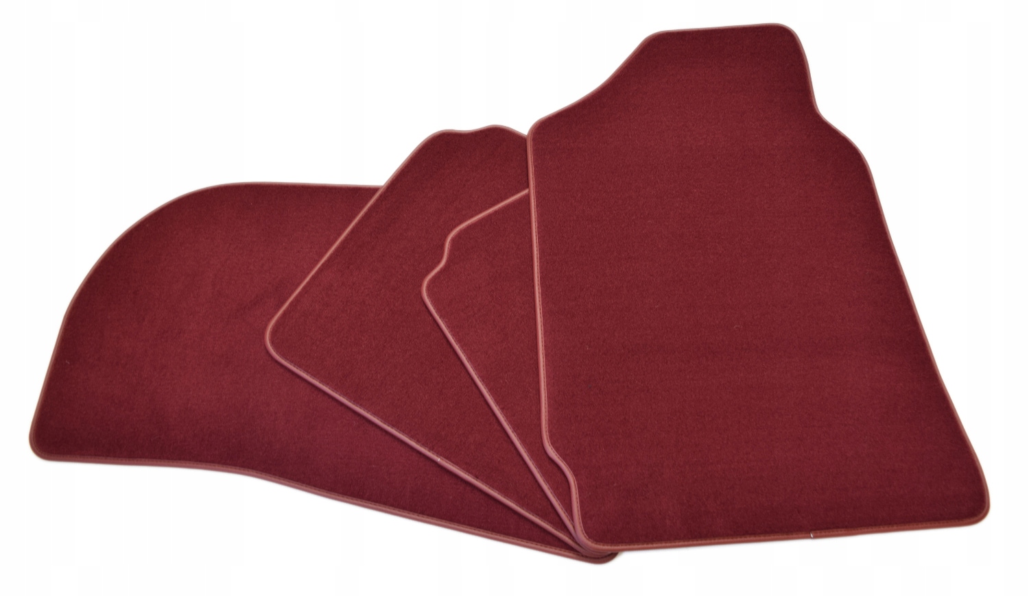 Fiat 125p 79-91R. бордовые коврики PLATINUM