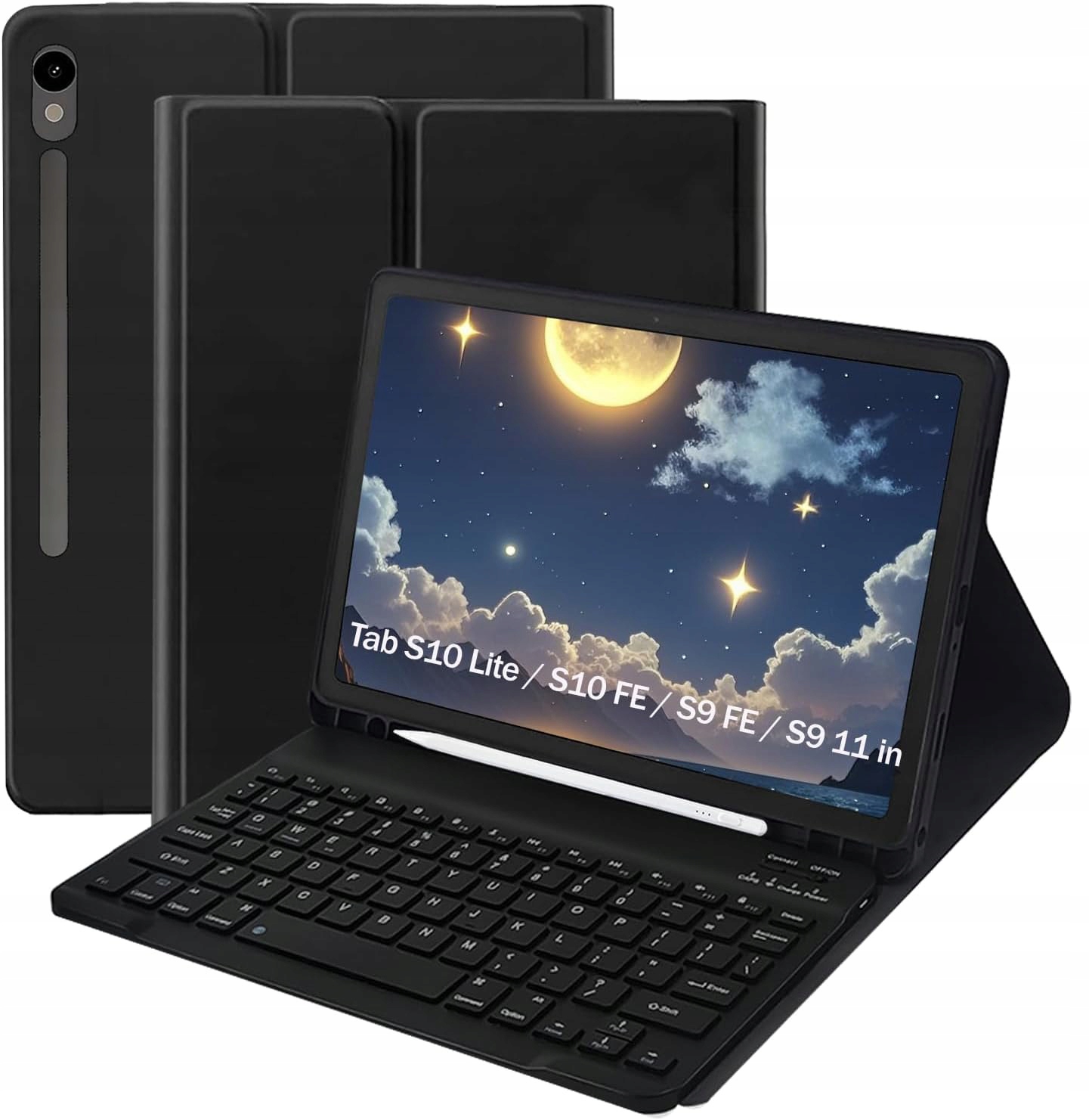 Pouzdro s Bluetooth klávesnicí 2v1 pro Samsung Galaxy Tab S10 Fe S9 Fe