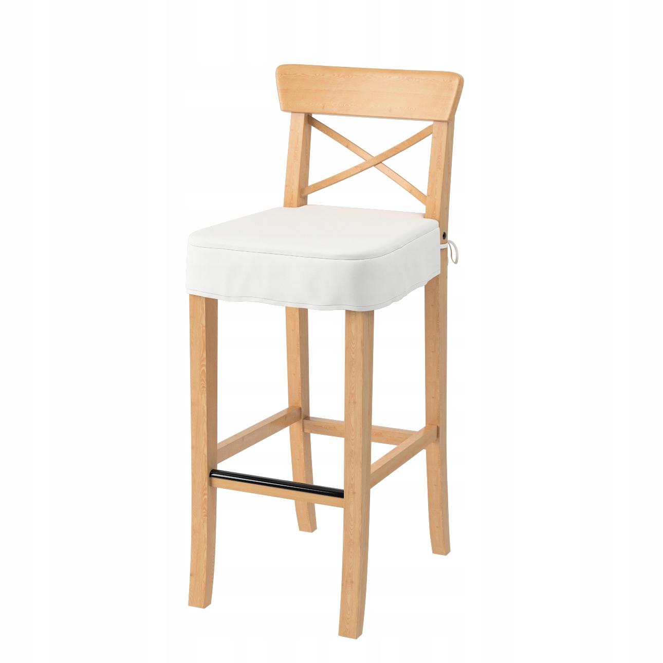 Sedák na barovou židli Ingolf Ikea bílý