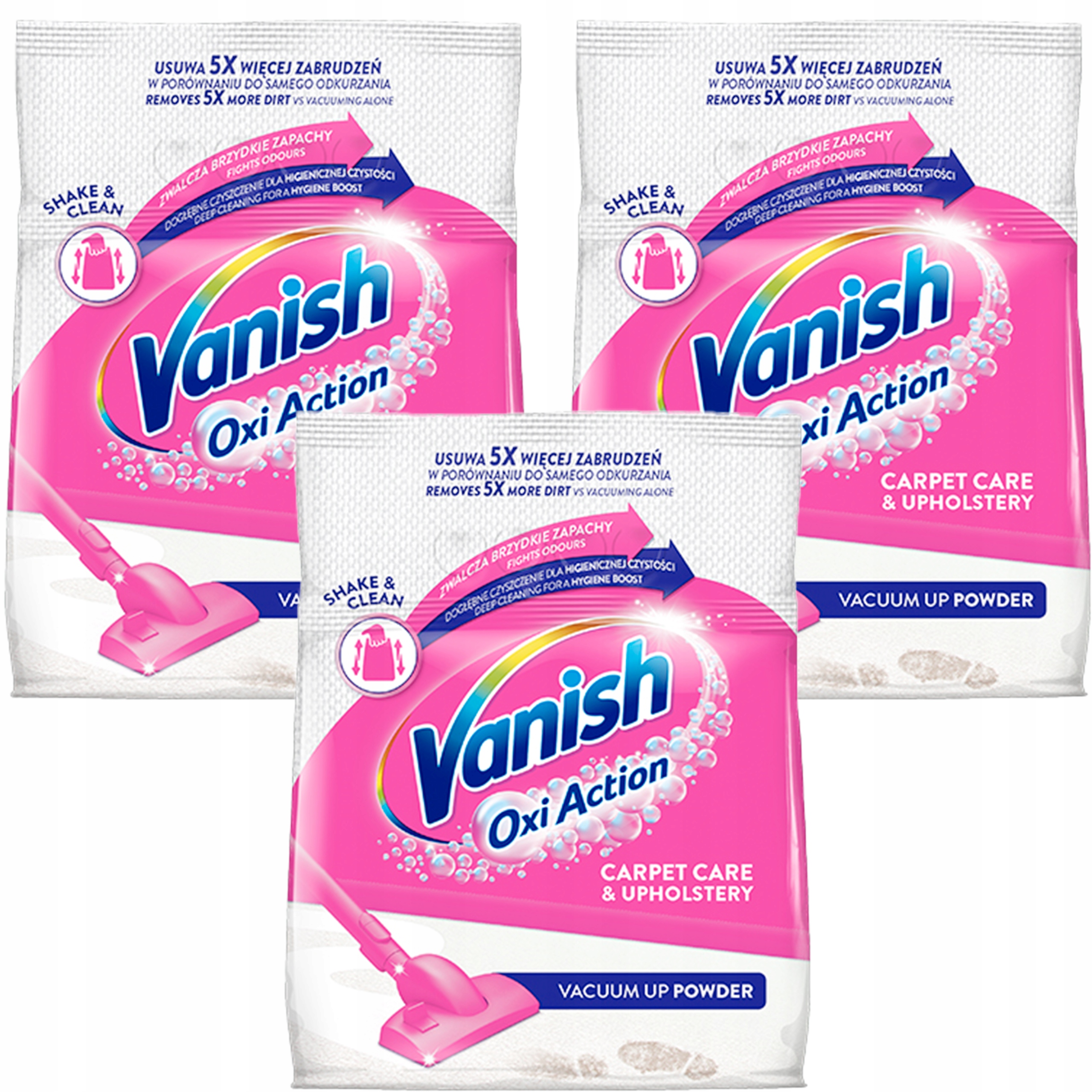 

Vanish Gold Proszek Prania Dywanów na Sucho 3x650g