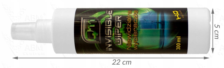 NIEWIDZIALNA WYCIERACZKA ŚRODEK PŁYN 300ml DO SZYB Producent Q11