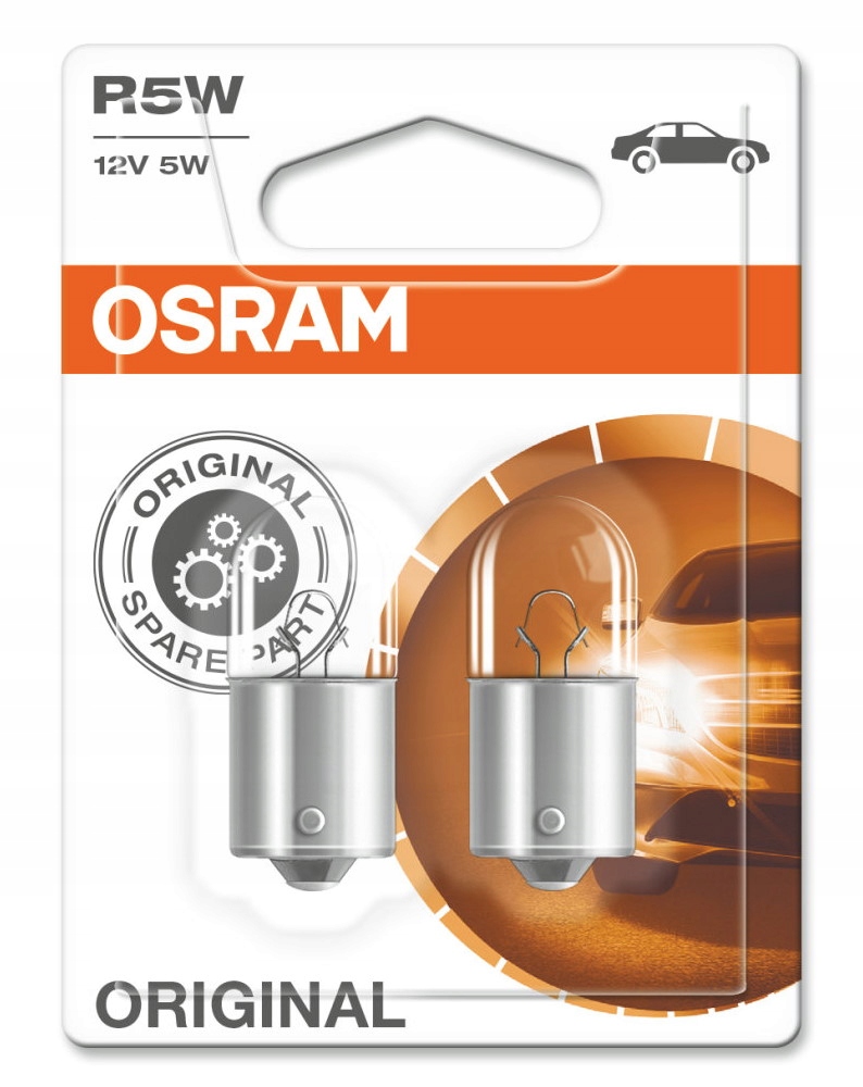 

Żarówki Osram R5W Original 12V 5W 2SZT 5007-02B