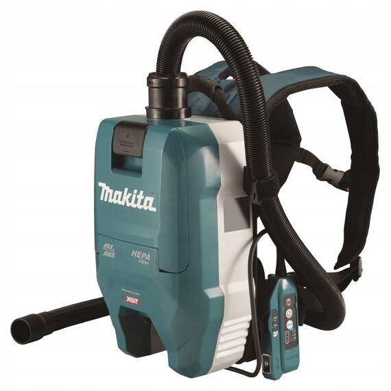 Makita VC009GZ01 aku vysavač zádový 40V Xgt, 3 rychlosti sání, suché vysává