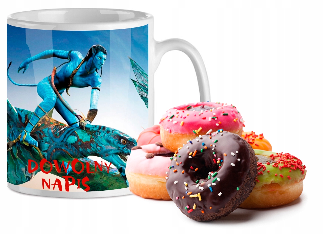 Kubek z motywem AVATAR 2 + Imię GRATIS