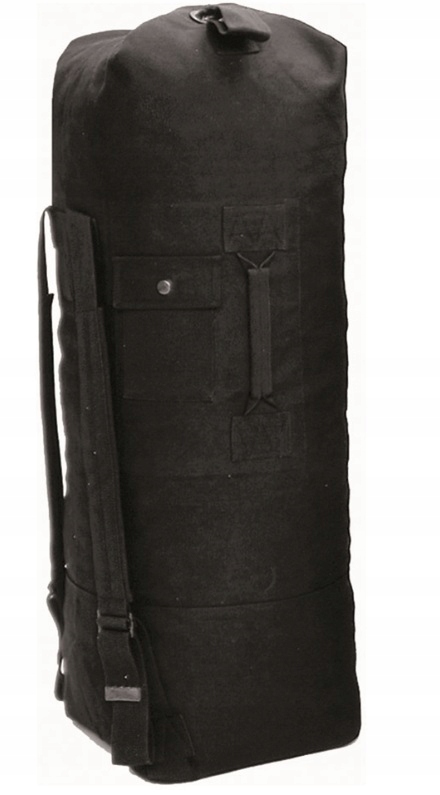 Mil-Tec Torba Marynarska Us Bawełniana 75L Czarna