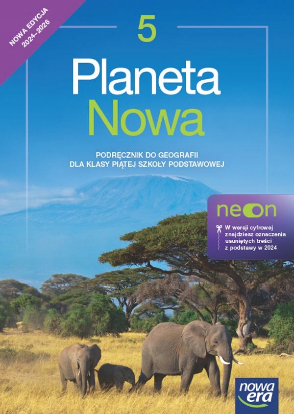 Planeta Nowa Klasa 5 Podręcznik Nowa Era 2024 Neon
