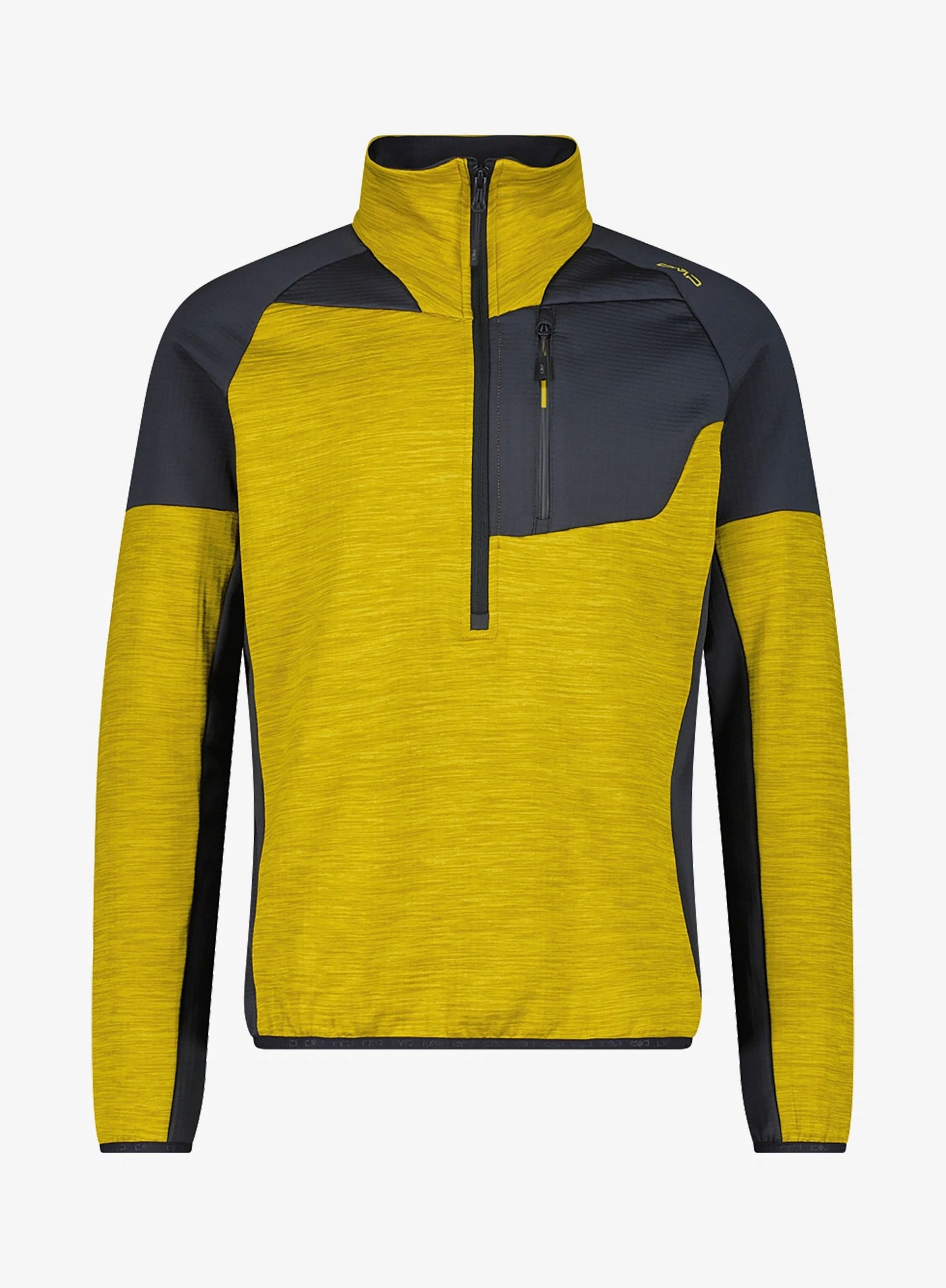 Fleecová Mikina Cmp Blisq zlatá zelená melanž 52 (XL)