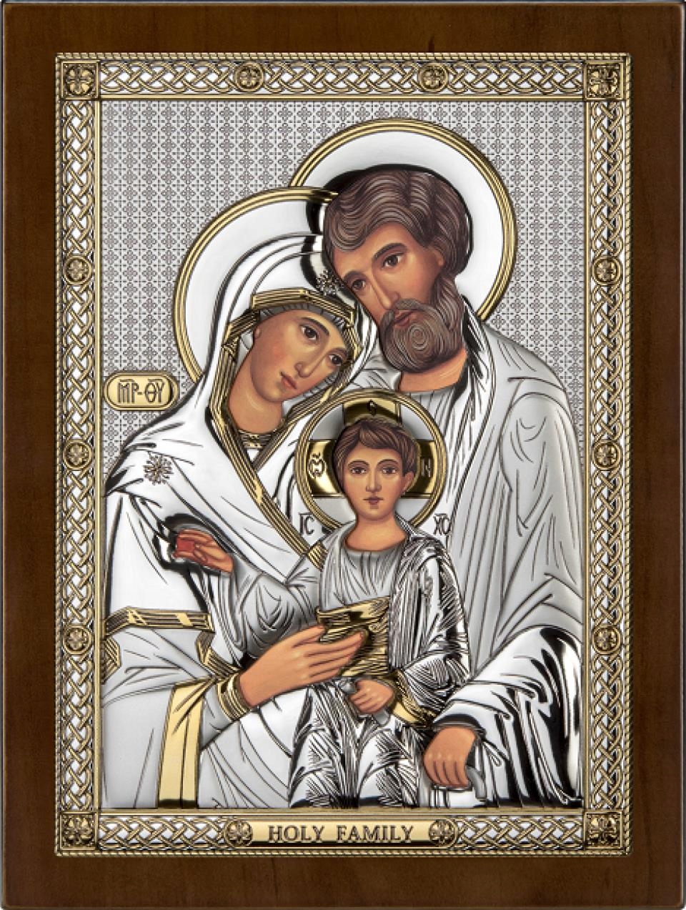 Strieborný obraz Svätá rodina AE0841/4 Gravírovanie Zadarmo!