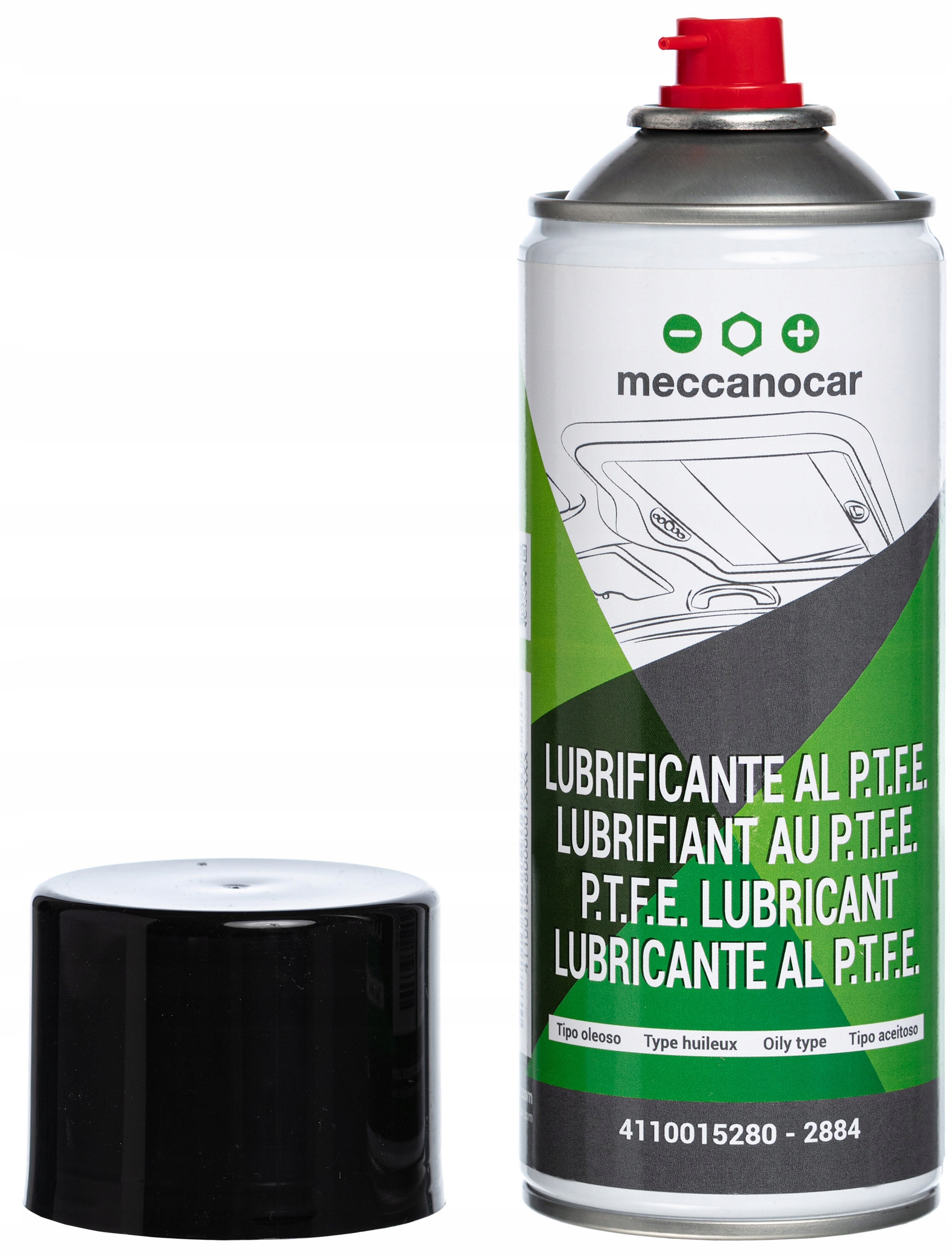Смазка тефлоновое масло PTFE 400ML MECCANOCAR