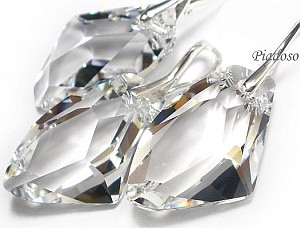 Krystaly Krásný komplet 27 mm Řetízek Originál!