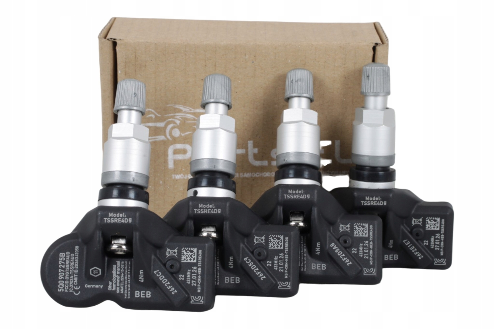 Snímače Tlaku Pneumatík Kolies Tpms Jetta IV Tiguan Touareg Touran 5G0907275B