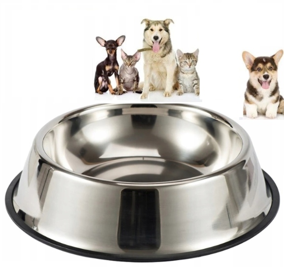

Miska Dla Psa Kota Metalowa Atypoślizgowa 1L
