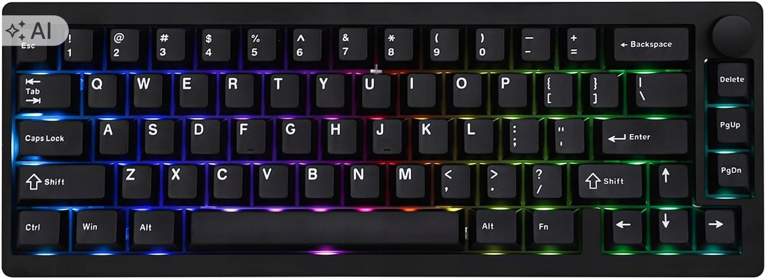 Epomaker P65 Qmk/via Bezdrátová hliníková klávesnice BT/2,4 GHz/USB