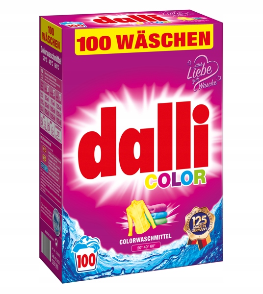 

Dalli proszek do prania koloru 100 prań 6,5 kg De