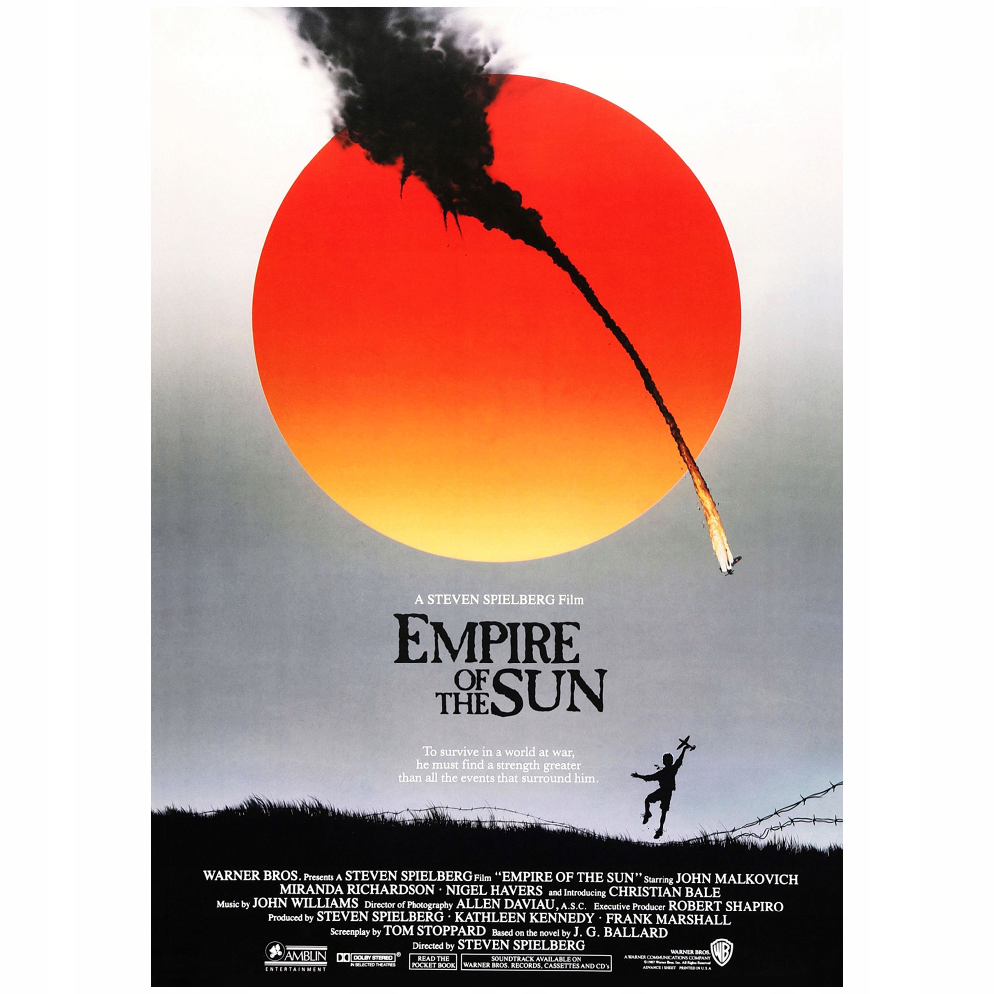 

Plakat Imperium Słońca Empire of the Sun Spielberg