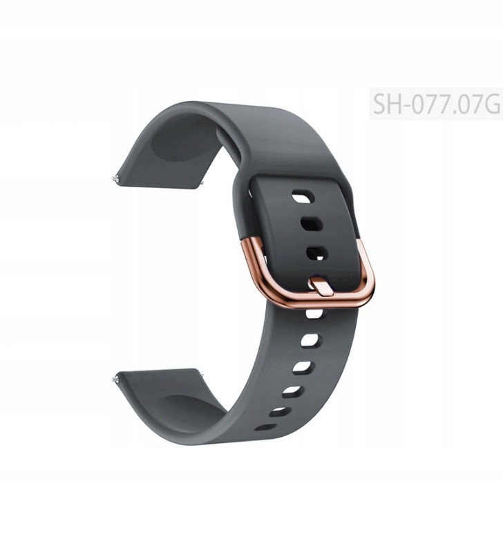 PASEK GUMOWY OPASKA DO SMARTWATCH ZEGAREK 20 mm Materiał guma
