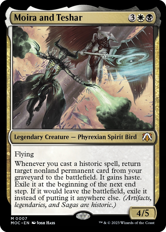 MTG Moira and Teshar FOIL (MR)