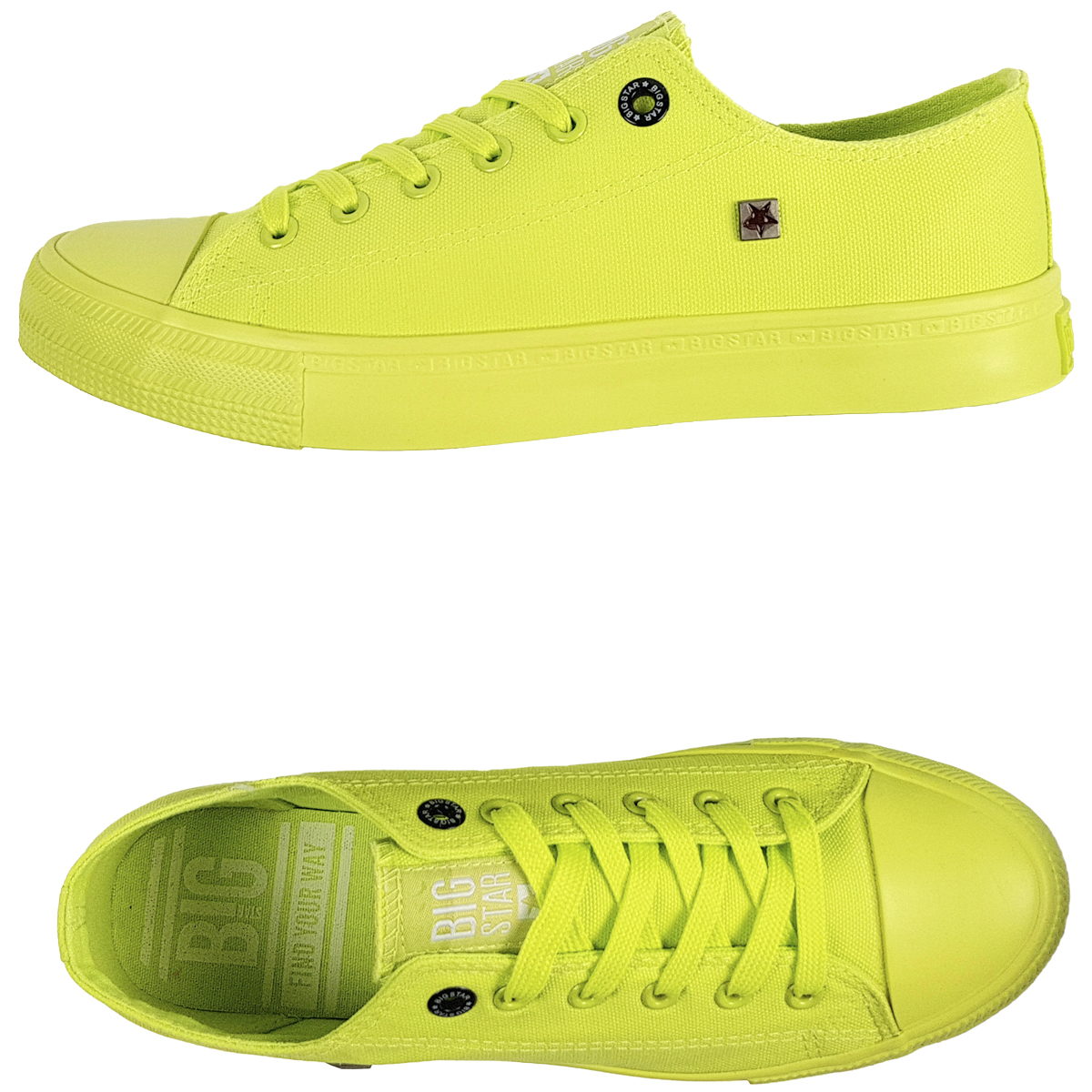 

Trampki Big Star damskie zielone AA274012 38